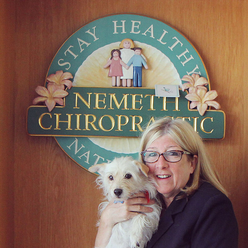 Dr Nemeth at the chiropractic clinic